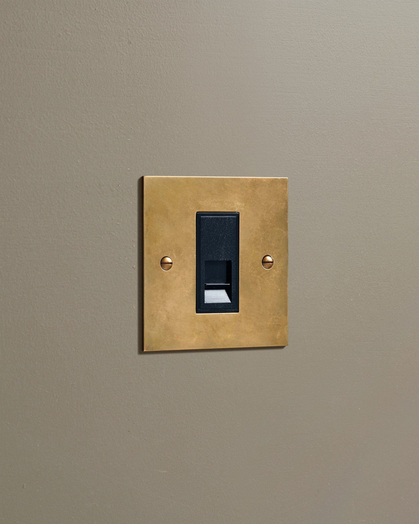 Heirloom Brass Classic Telecom Outlet