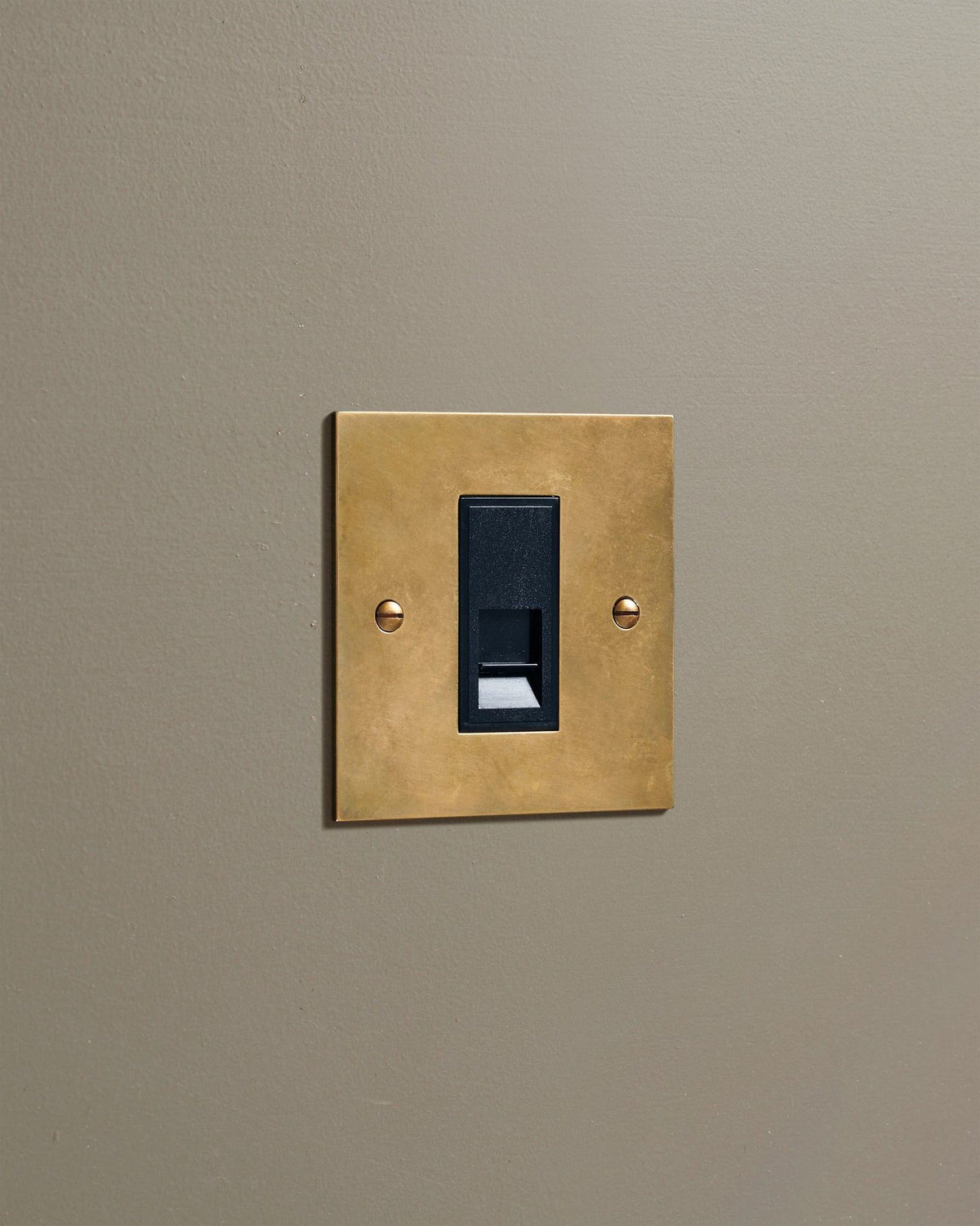 Heirloom Brass Classic Telecom Outlet TEST