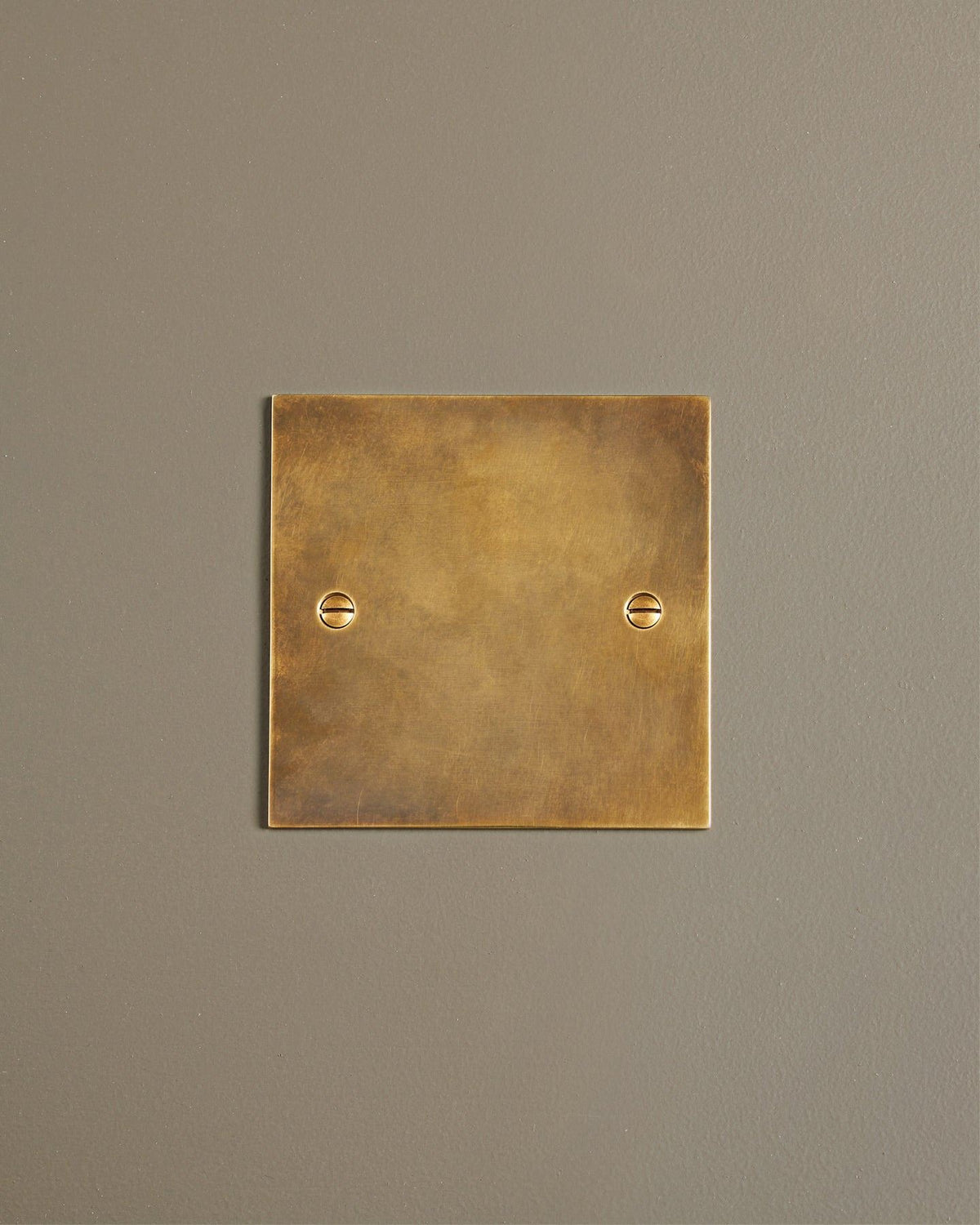 Heirloom Brass Classic Blank Plate TEST