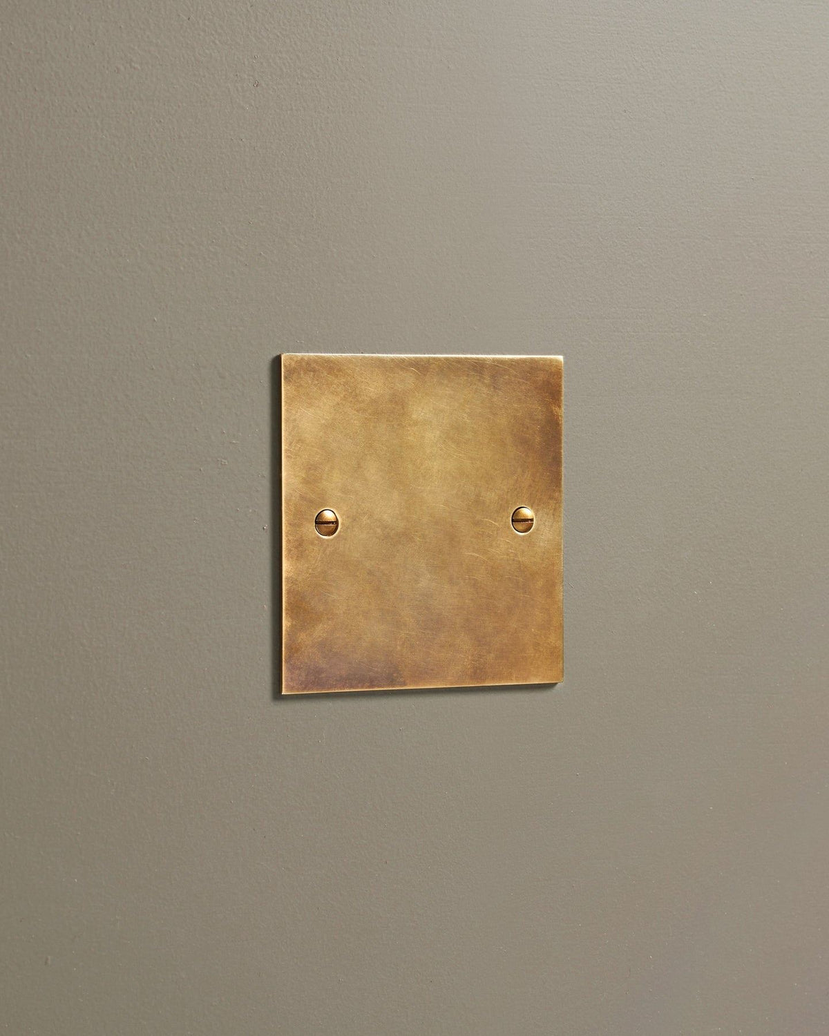 Heirloom Brass Classic Blank Plate TEST