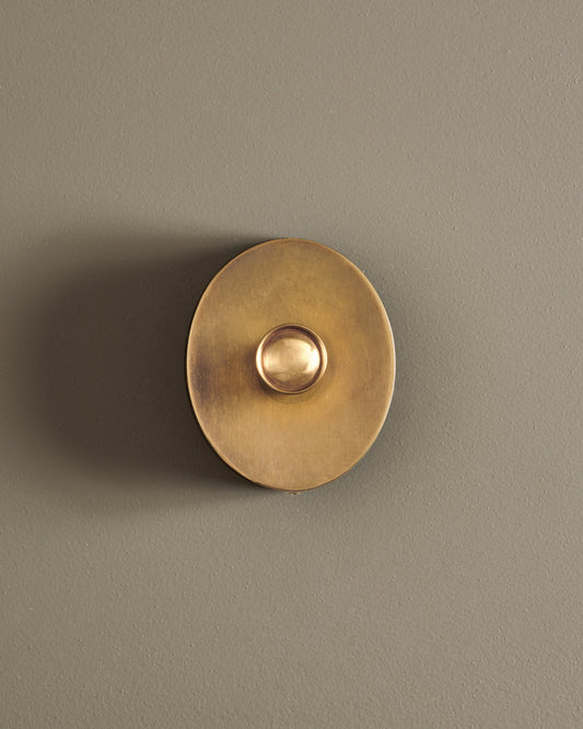Heirloom Brass Oval Dimmer Switch - Petite 1 Gang