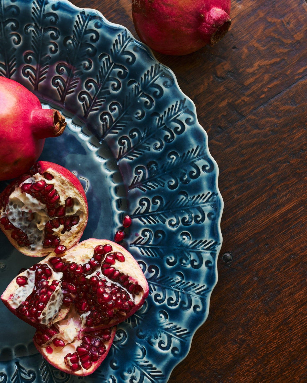 Grand Heirloom Platter - Indigo Blue TEST