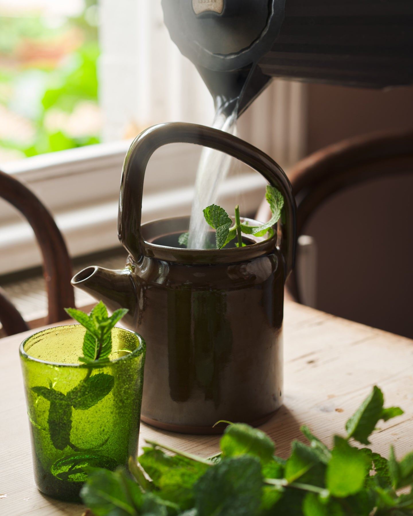 The Amber Glaze Teapot