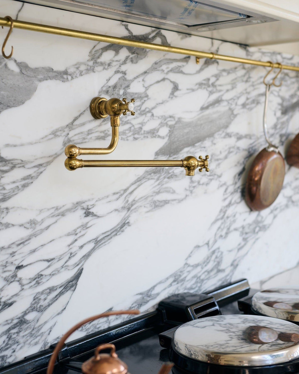 deVOL Aged Brass Pot Filler Tap TEST