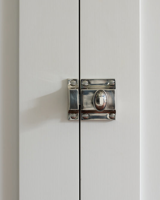 Antique Silver Classic Cupboard Catch