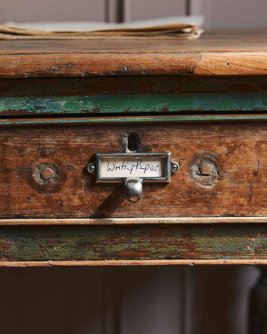 Antique Silver Little Label Holder