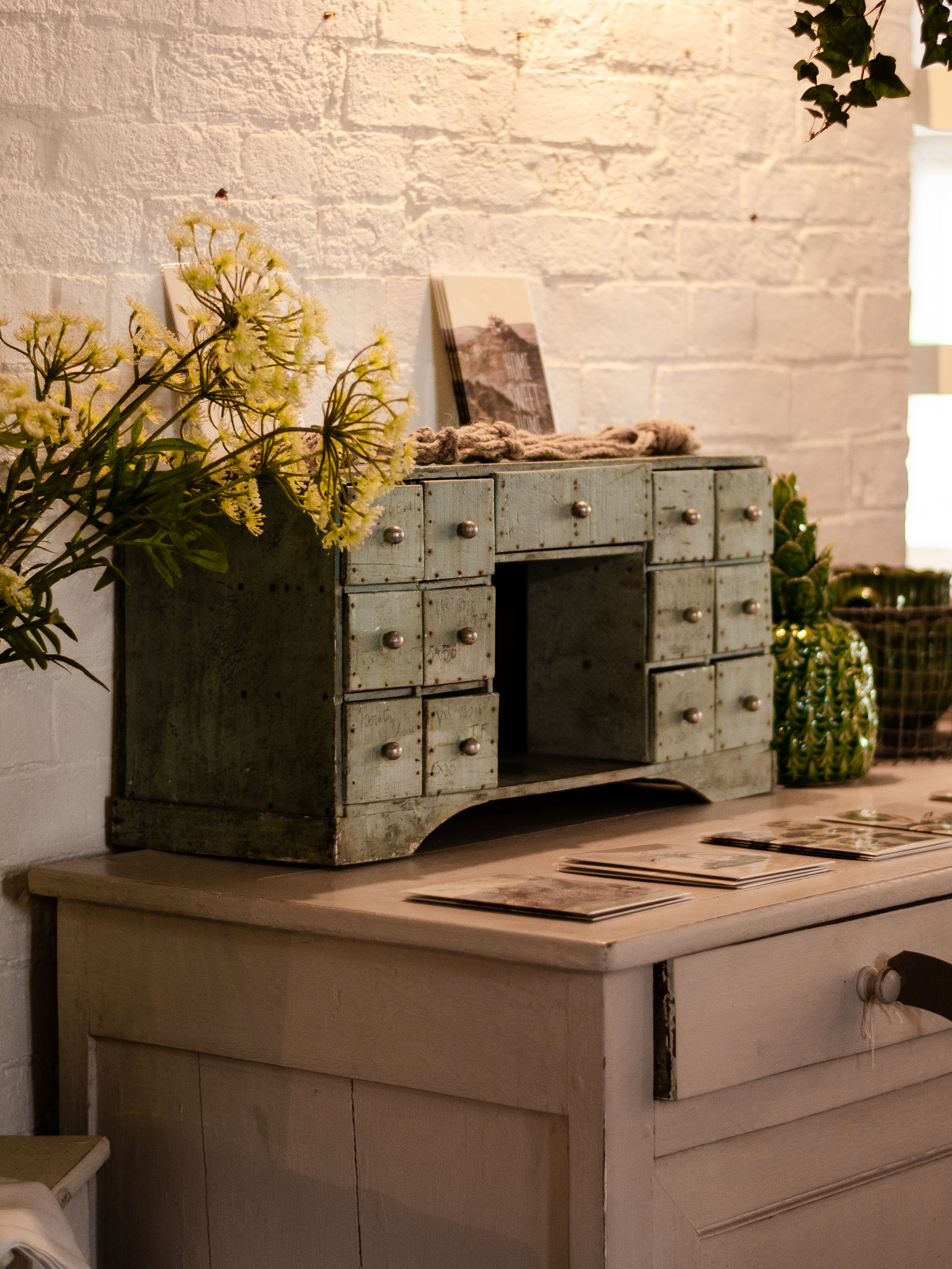 Blue Mini Chest of Drawers