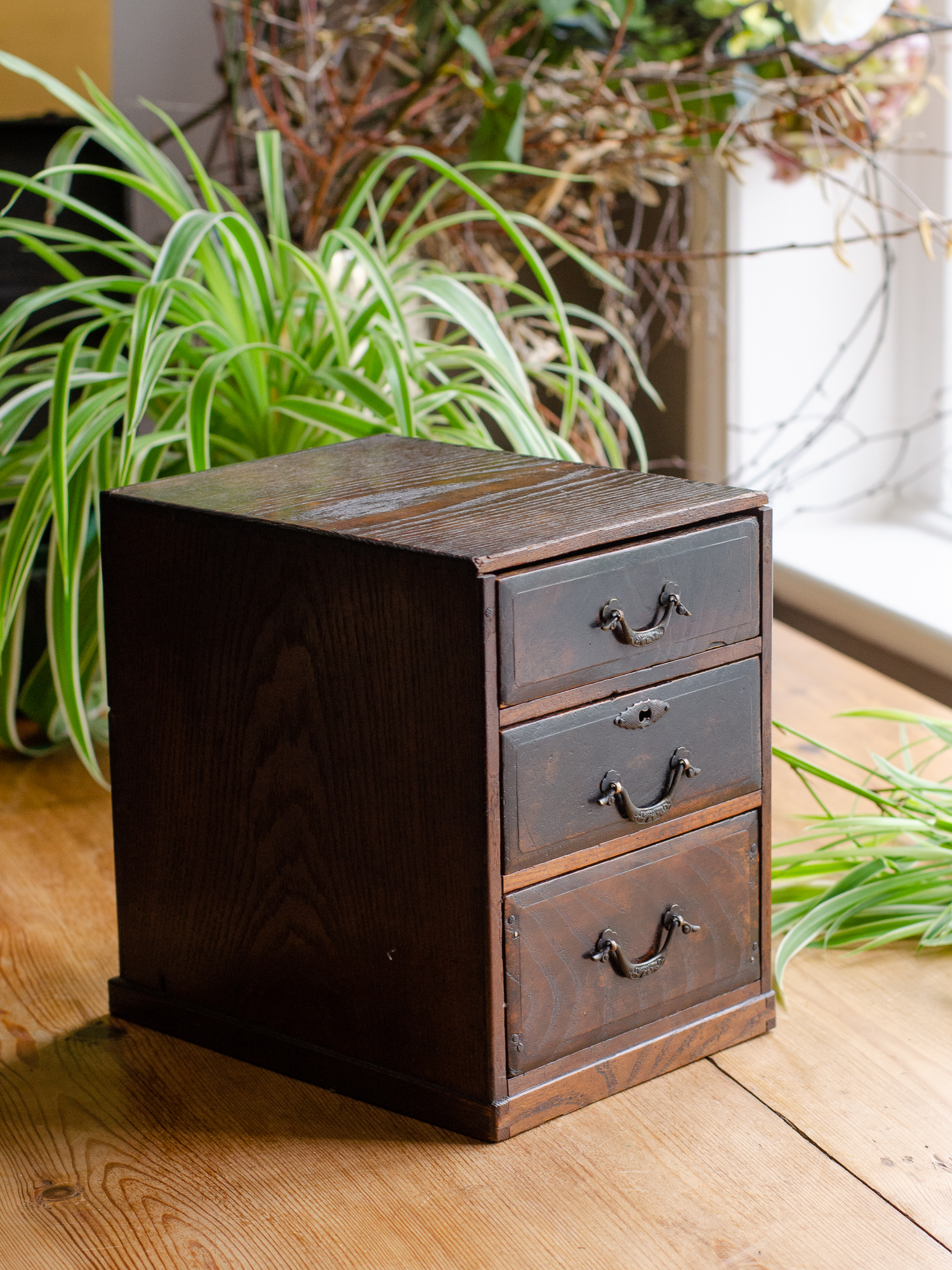 Japanese Three Door Cupboard