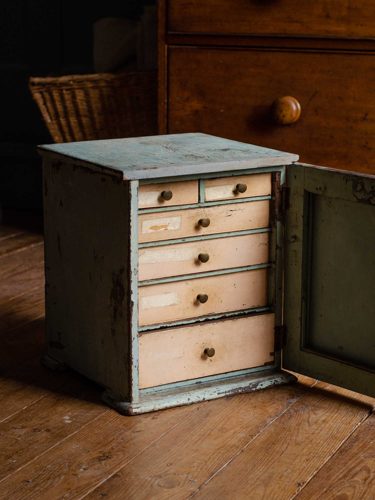 Small Blue Cupboard