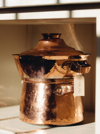 Copper Steamer and Jam Pan 