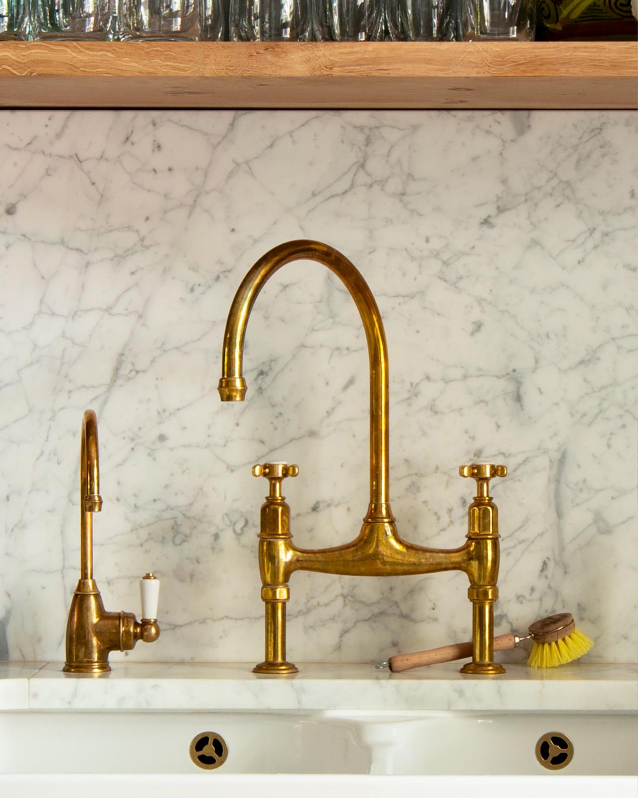 deVOL Aged Brass Filter Tap