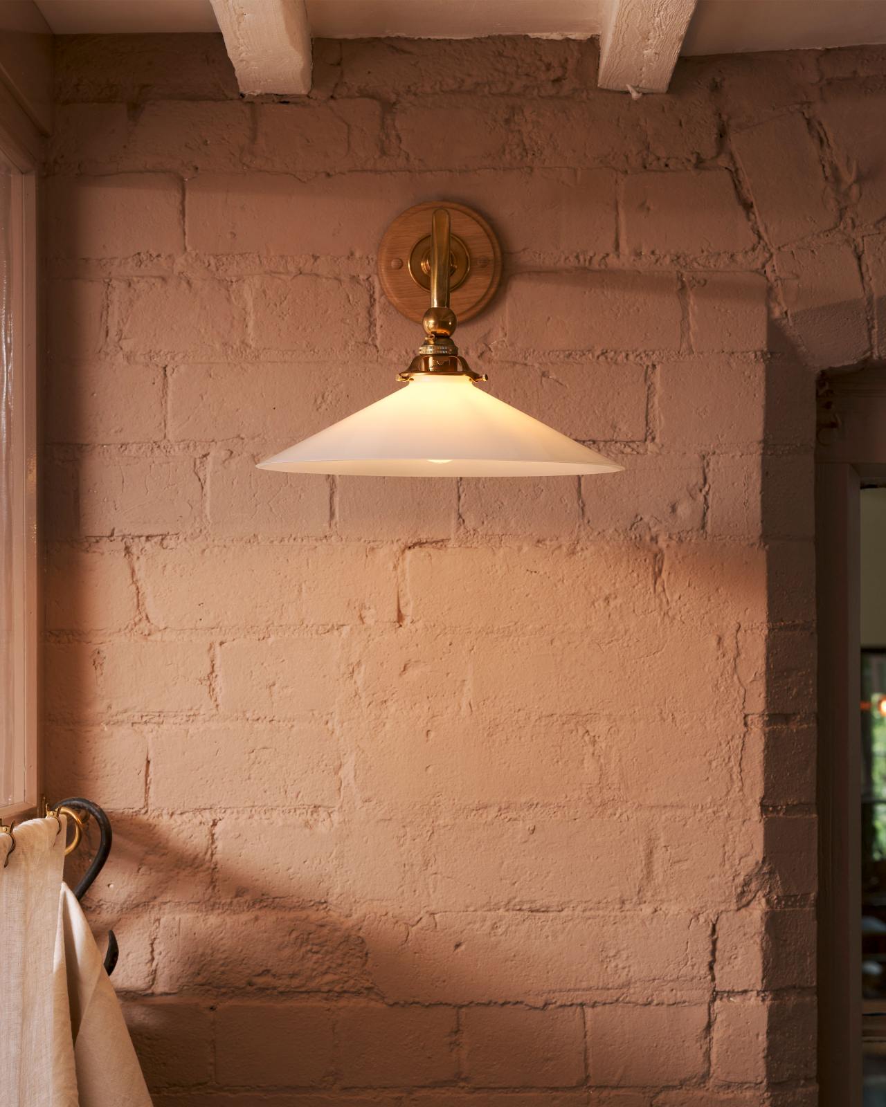 Milk Glass Task Light - Stylish Desk Lighting