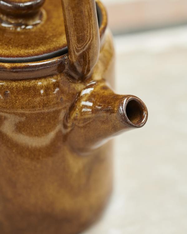 The Amber Glaze Teapot