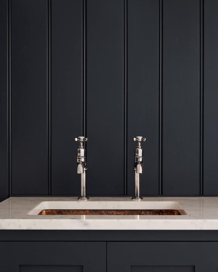 deVOL Antique Silver Mayan Taps