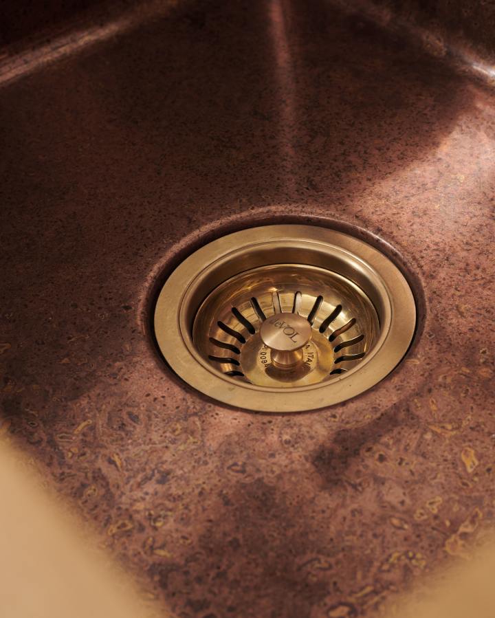 deVOL Aged Copper Single Sink