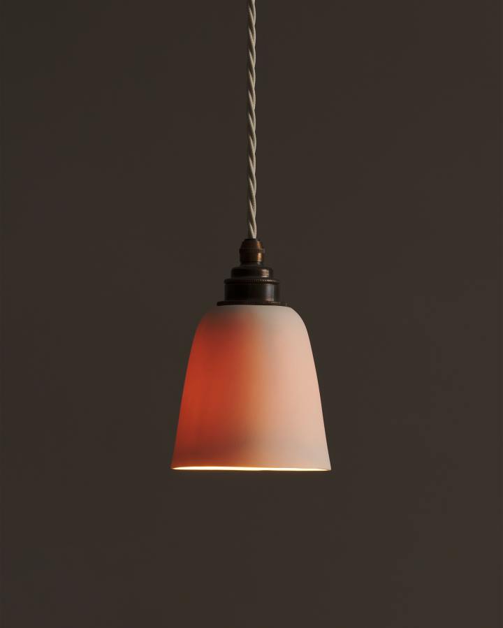 Large Plain Beaker Porcelain Light