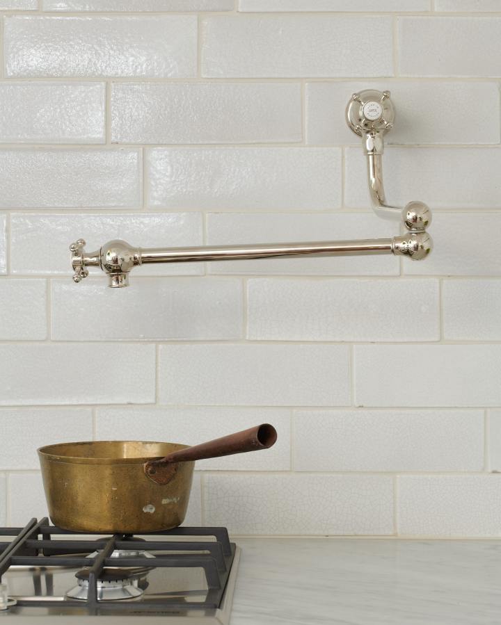 deVOL Nickel Pot Filler Tap