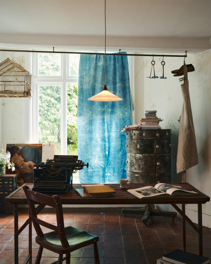 The Milk Glass Pendant Light