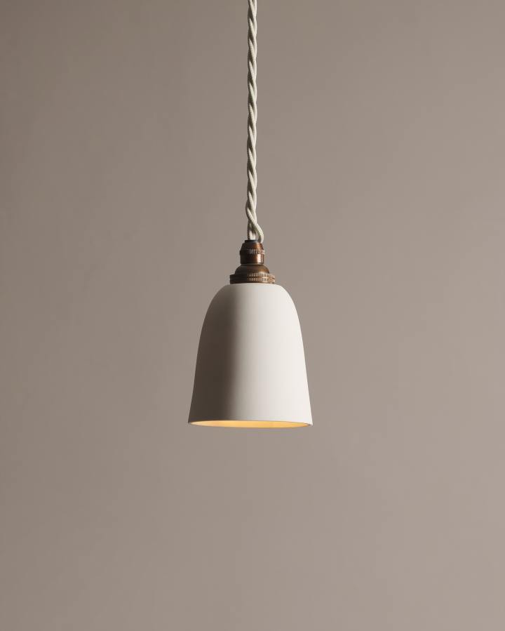 Small Plain Beaker Porcelain Light